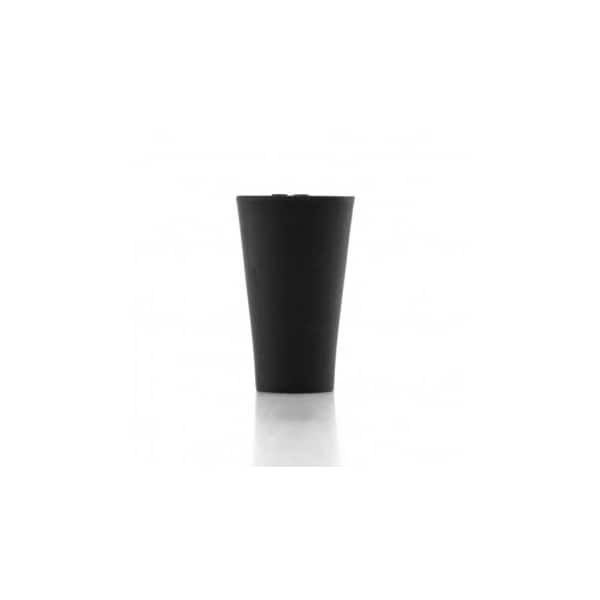 United Scientific Laboratory Grade Rubber Stopper w/Hole, Black SBR Rubber, Size No 00, 15 x 10 x 25mm, 90PK 259150H-00 - main